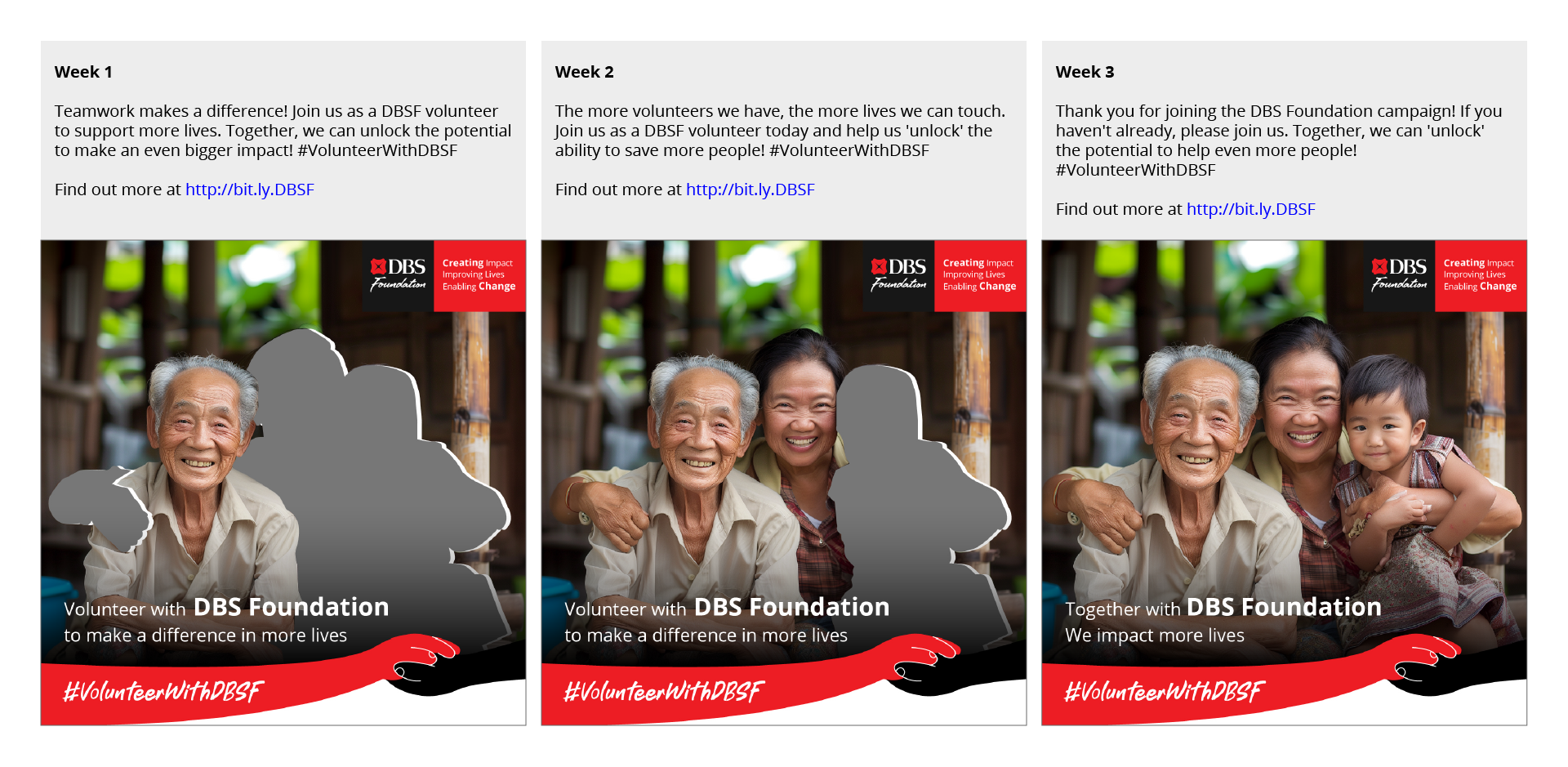 DBS Foundation Social Media